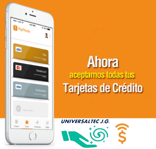 Ahora aceptamos todas tus tarjetas